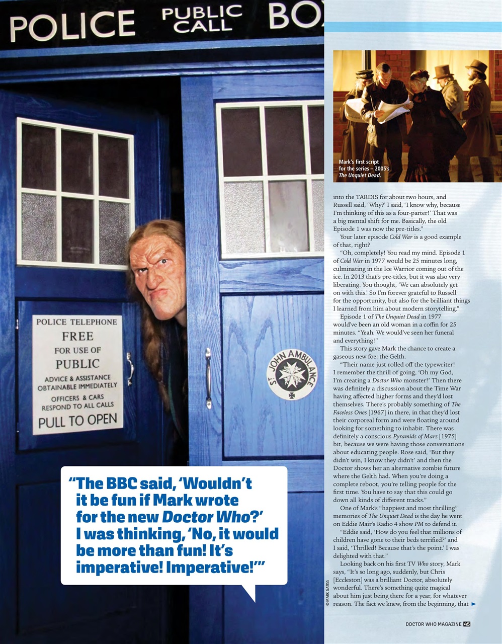 Doctor Who Magazine Preview Pages