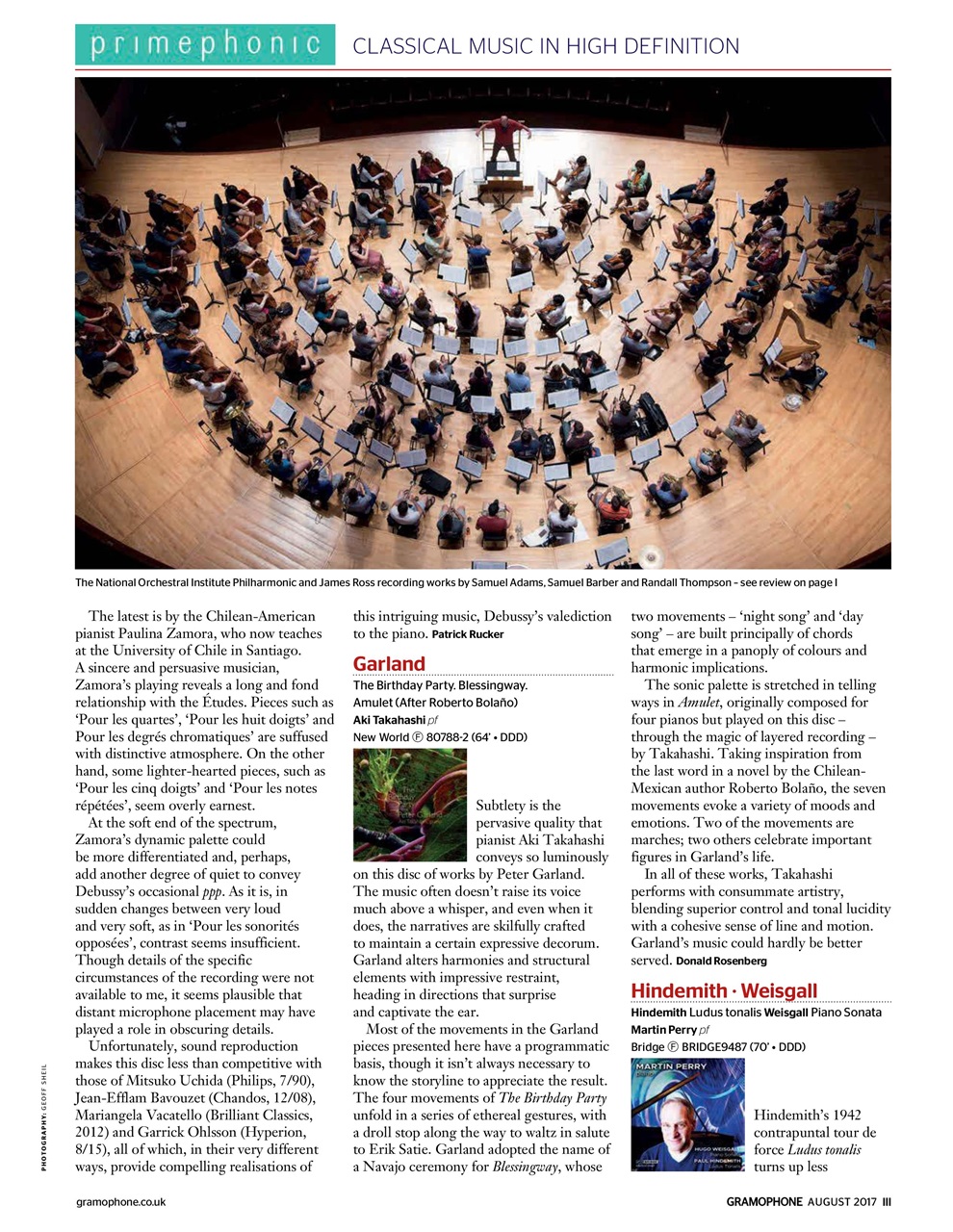 Gramophone Preview Pages