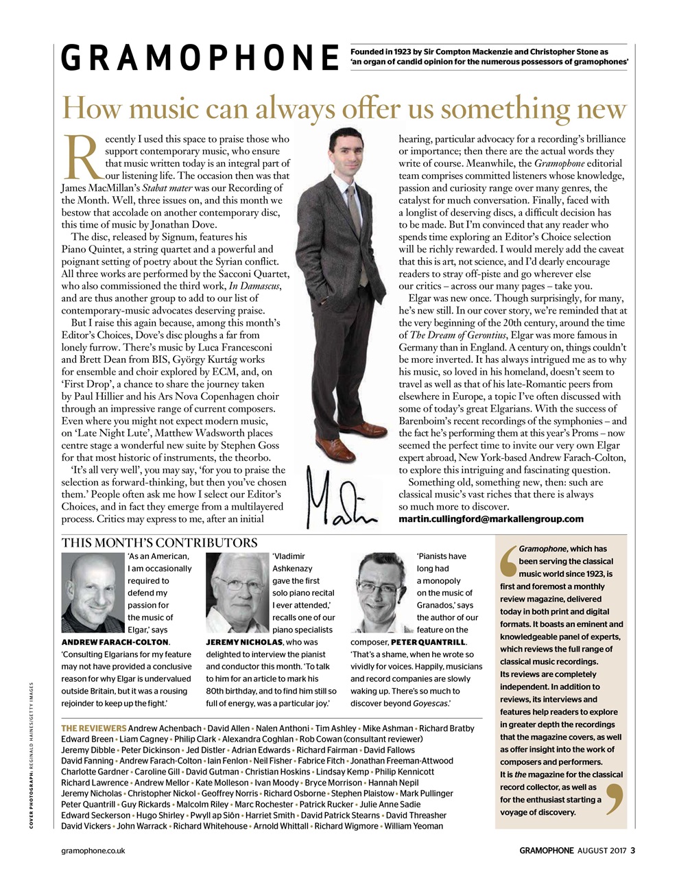 Gramophone Preview Pages