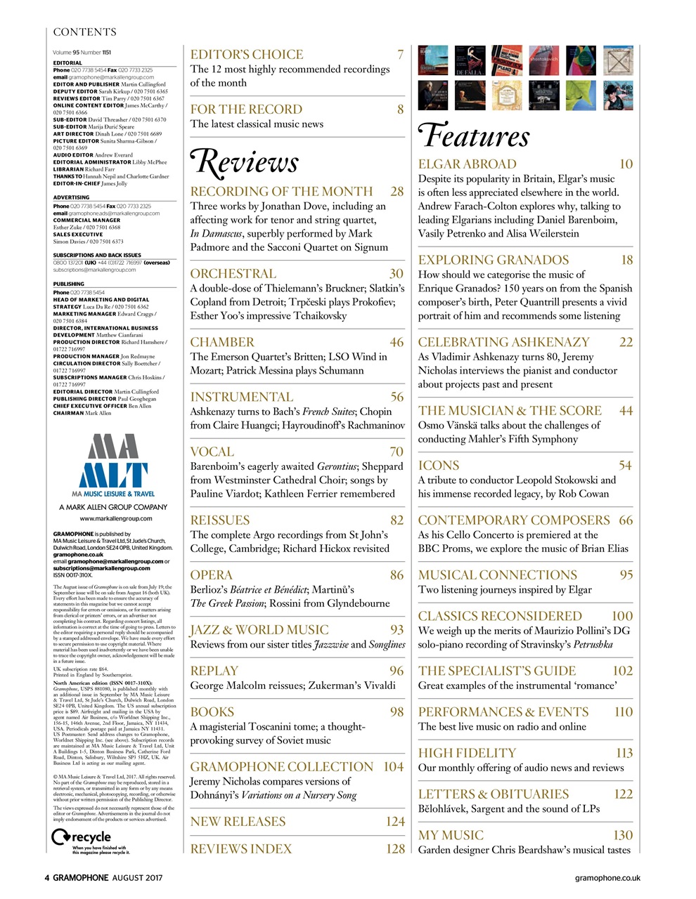 Gramophone Preview Pages