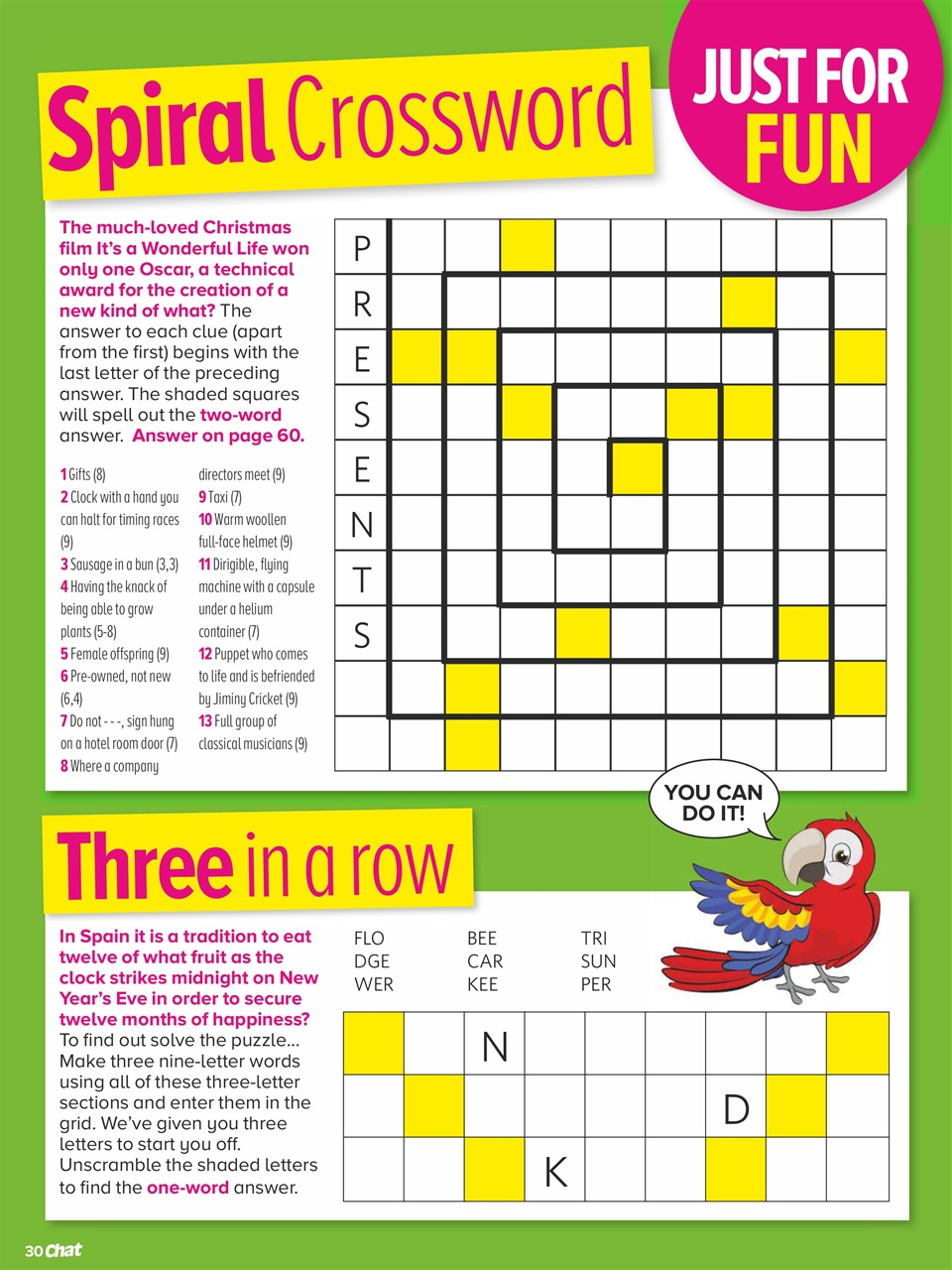 Chat Specials Preview Pages