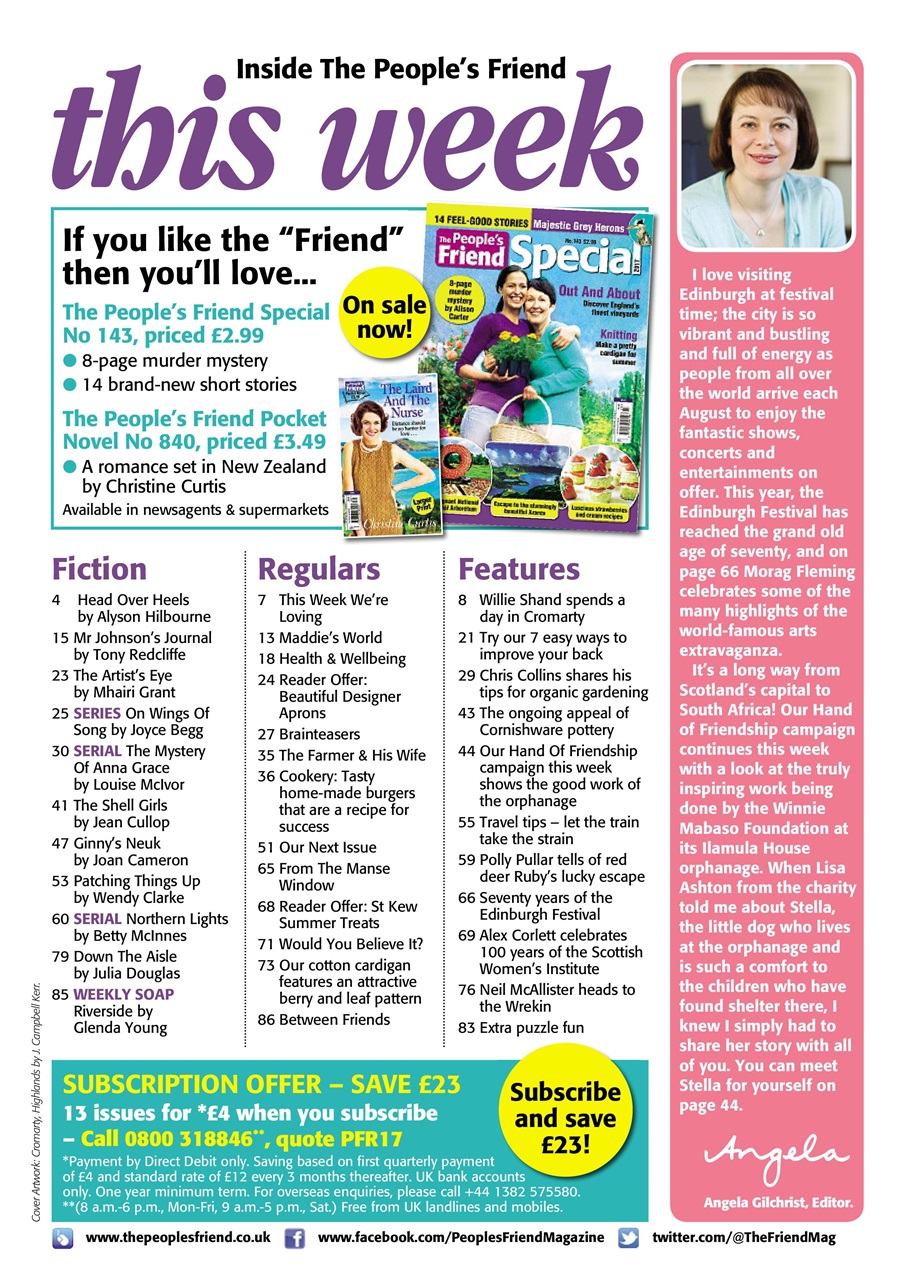 The People’s Friend Preview Pages