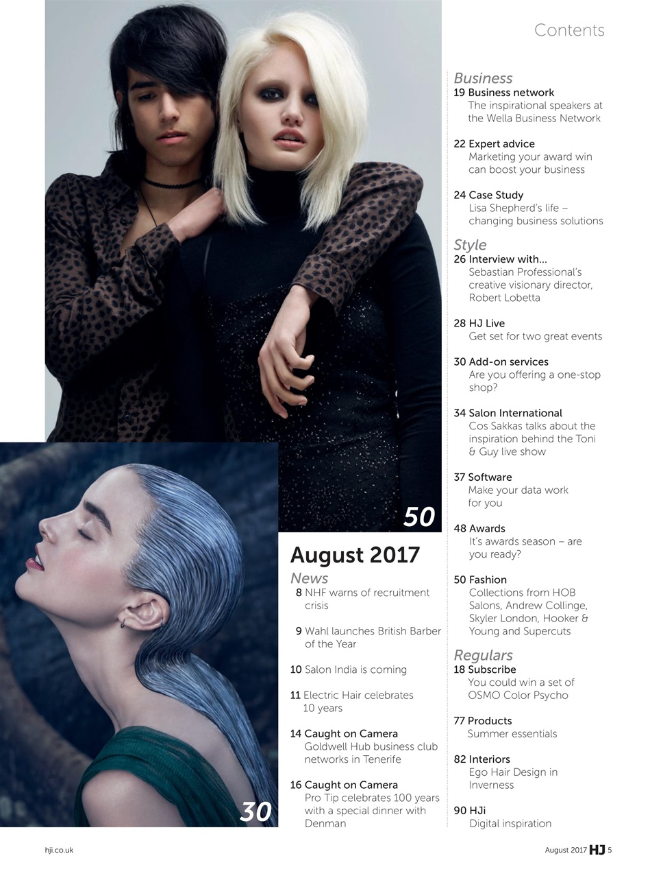 Hairdressers Journal Preview Pages