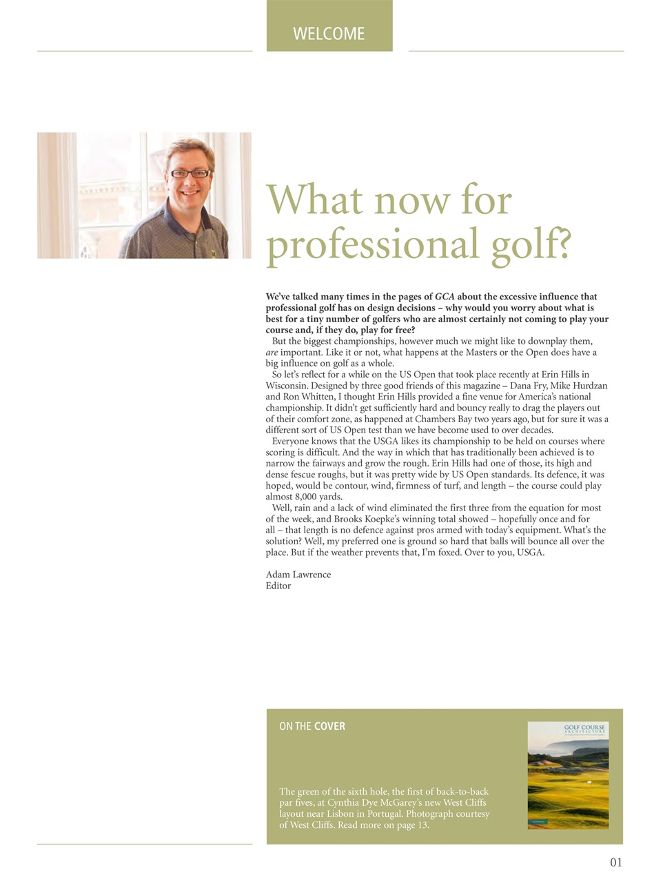 Golf Course Architecture Preview Pages