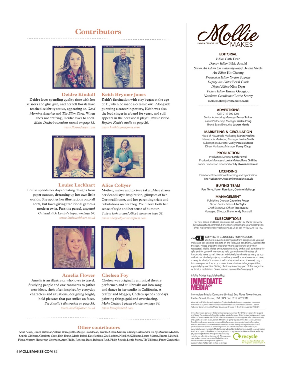 Mollie magazine Preview Pages