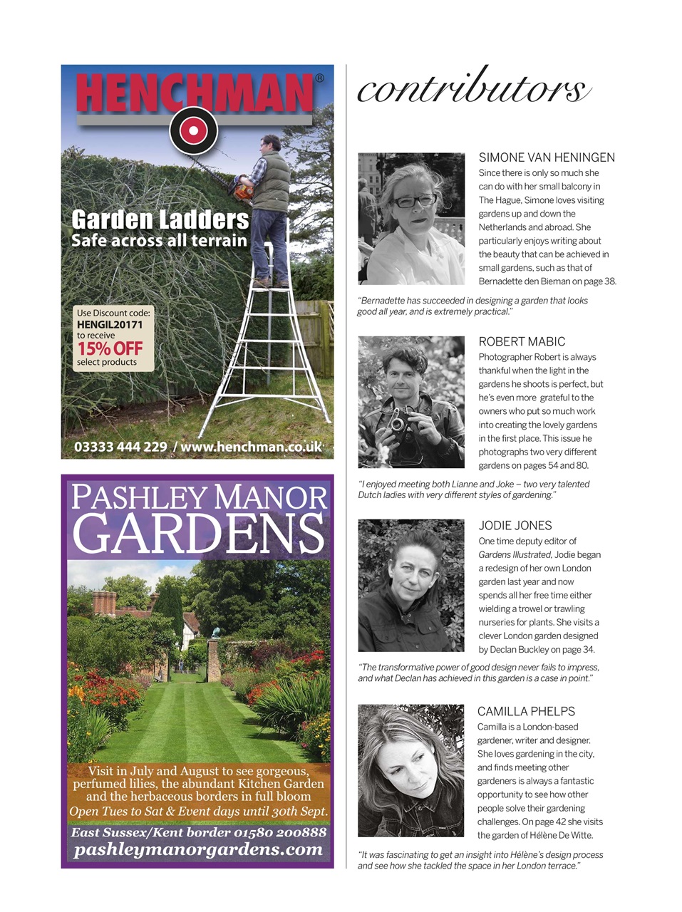 Gardens Illustrated Preview Pages