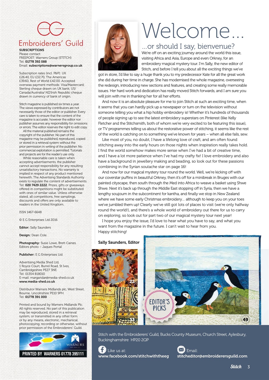 Stitch magazine Preview Pages