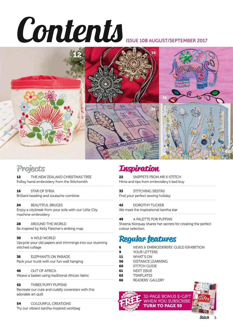 Stitch magazine Preview Pages