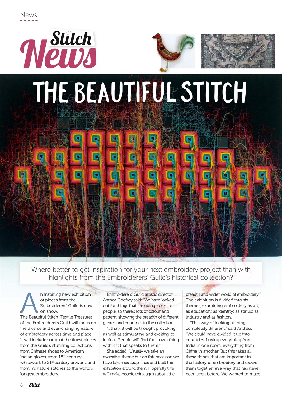 Stitch magazine Preview Pages