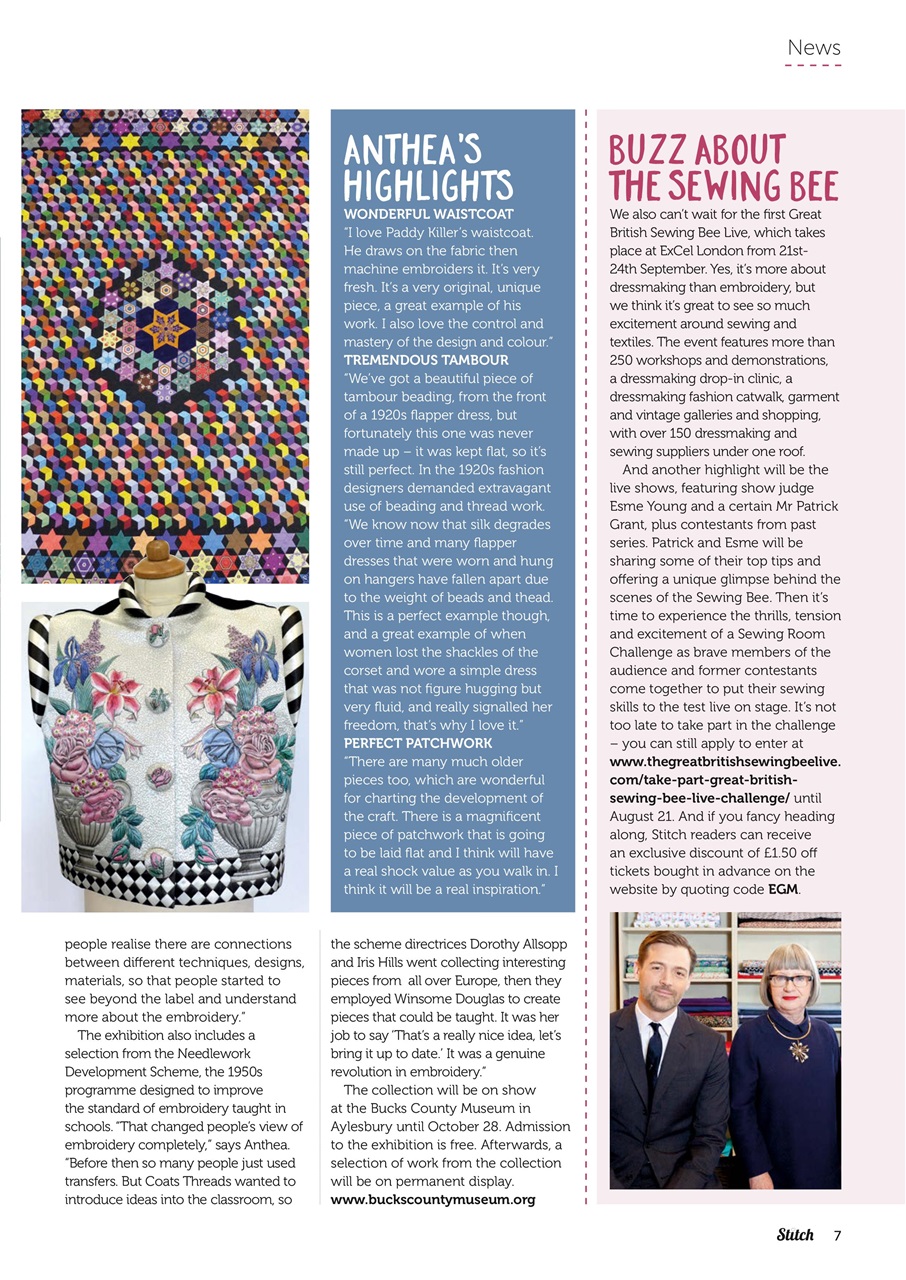 Stitch magazine Preview Pages