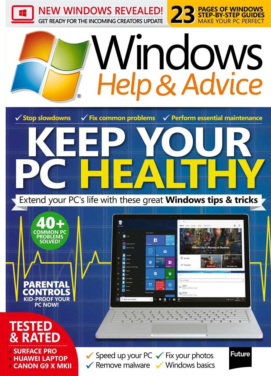 Windows Help & Advice Preview Pages