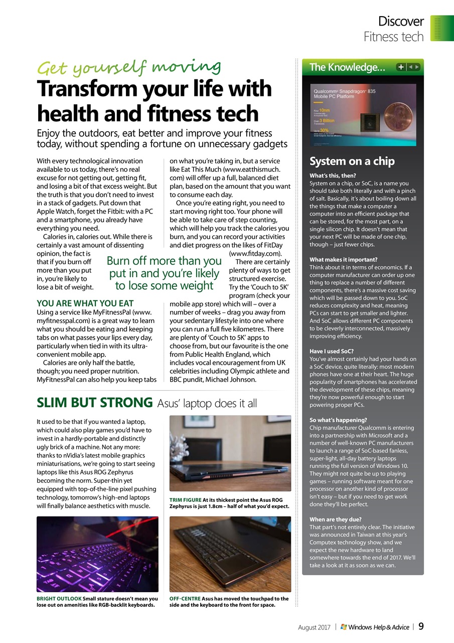 Windows Help & Advice Preview Pages