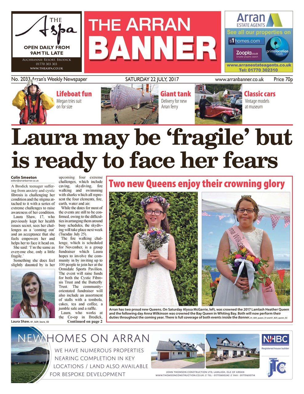 Arran Banner Preview Pages
