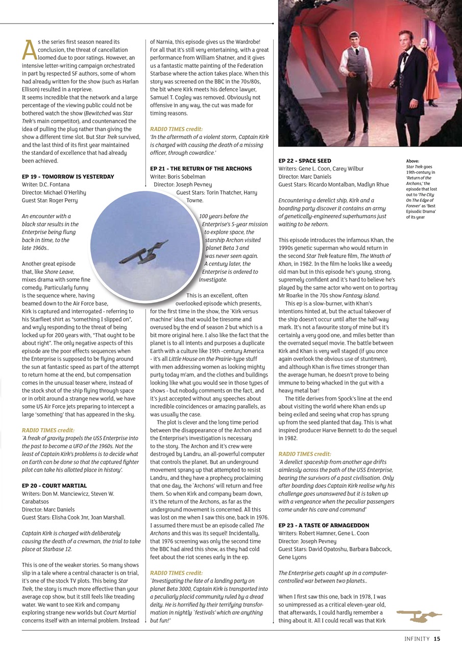 Infinity Magazine Preview Pages