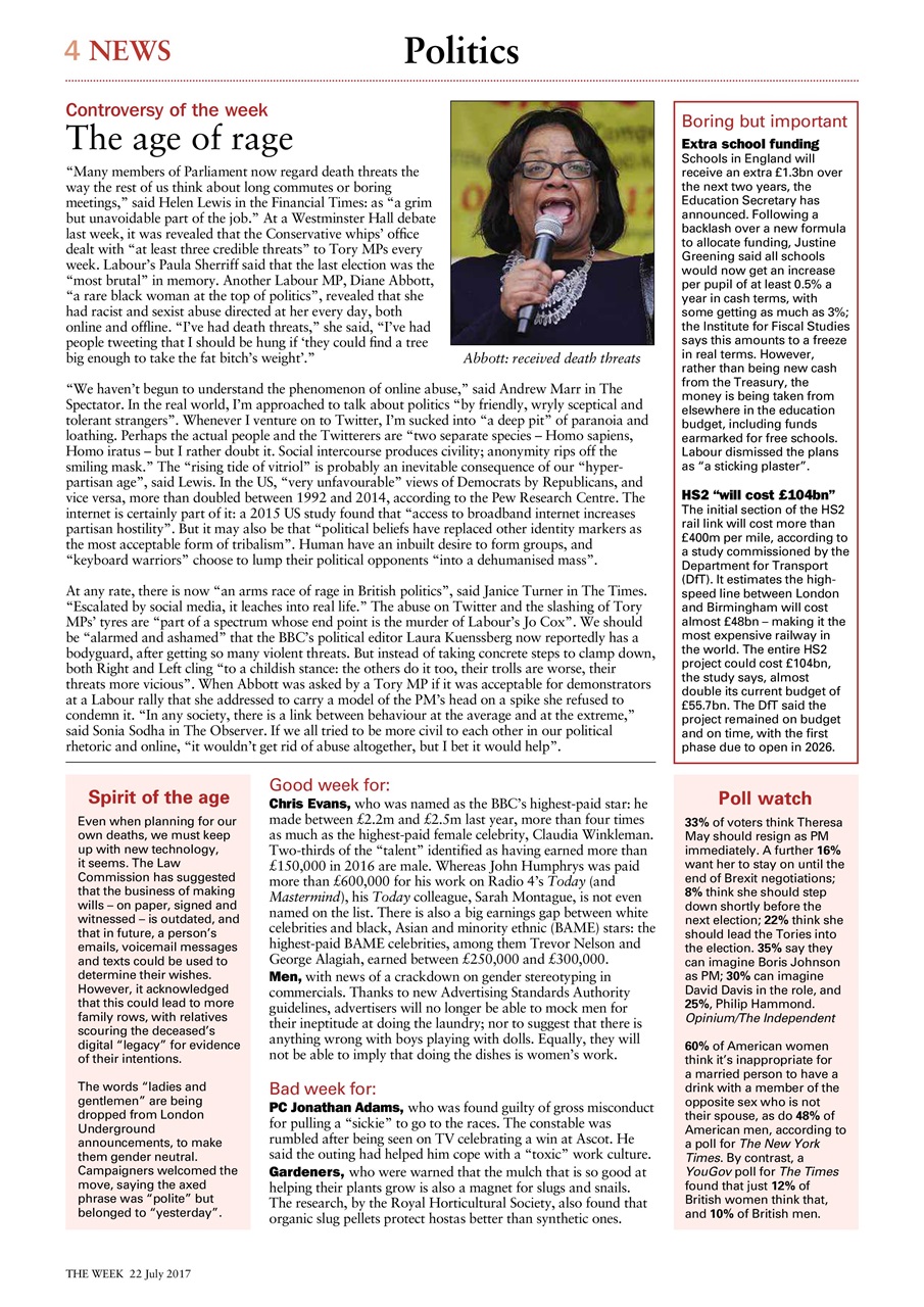 The Week Preview Pages