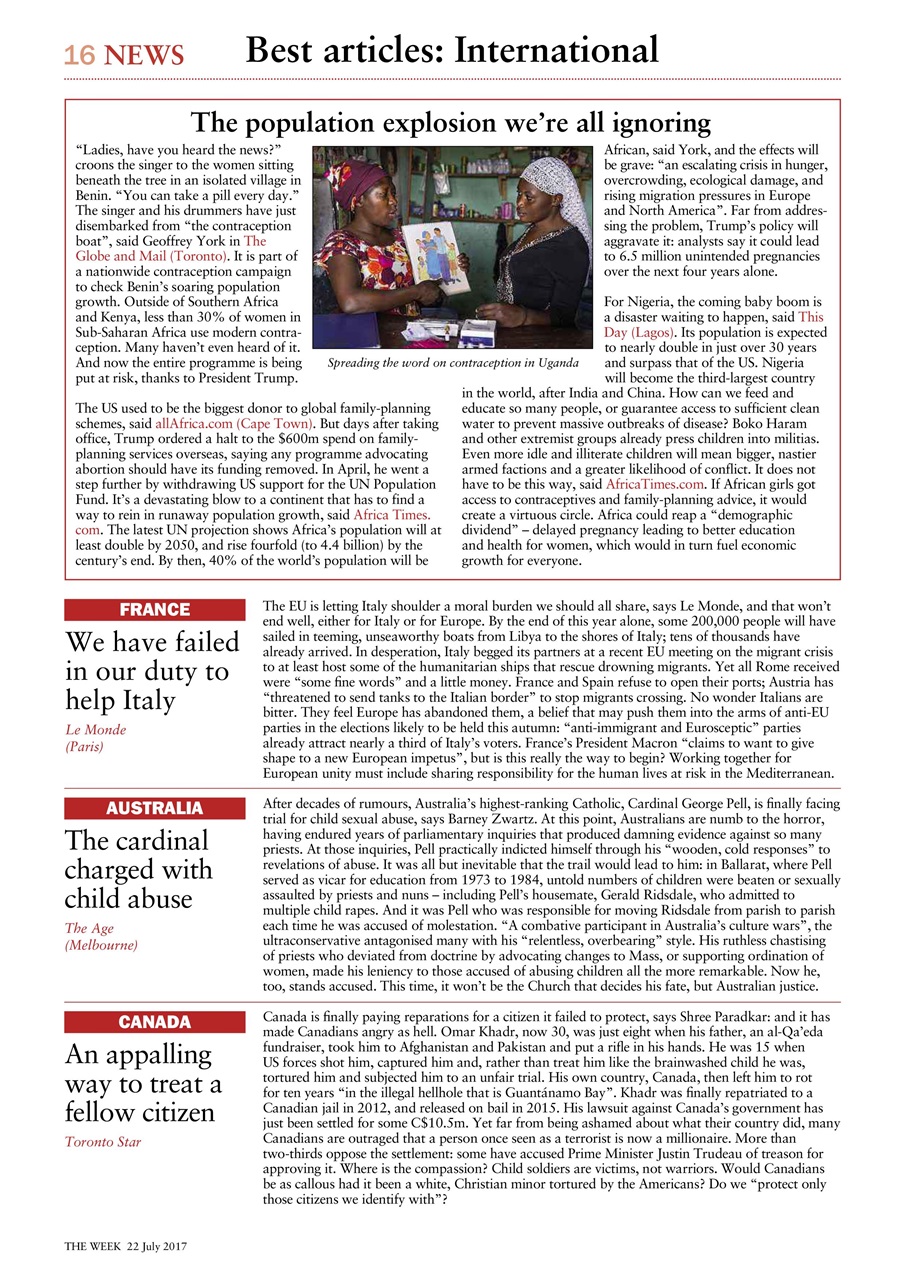 The Week Preview Pages