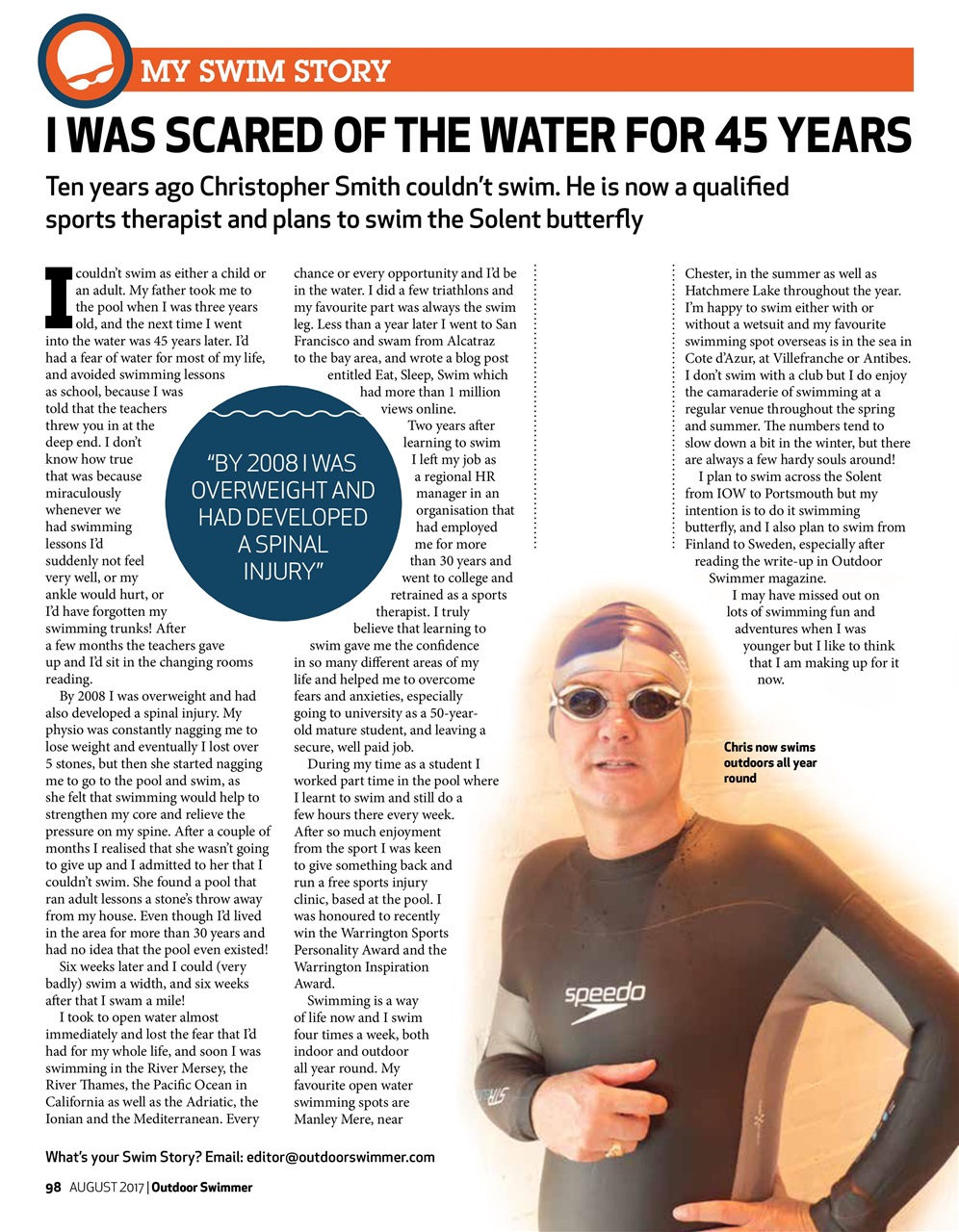 Outdoor Swimmer Preview Pages