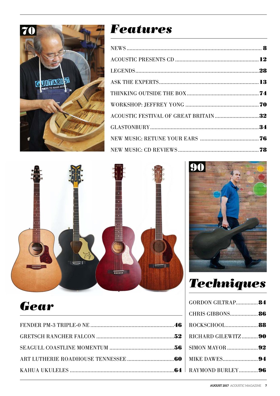 Acoustic Preview Pages