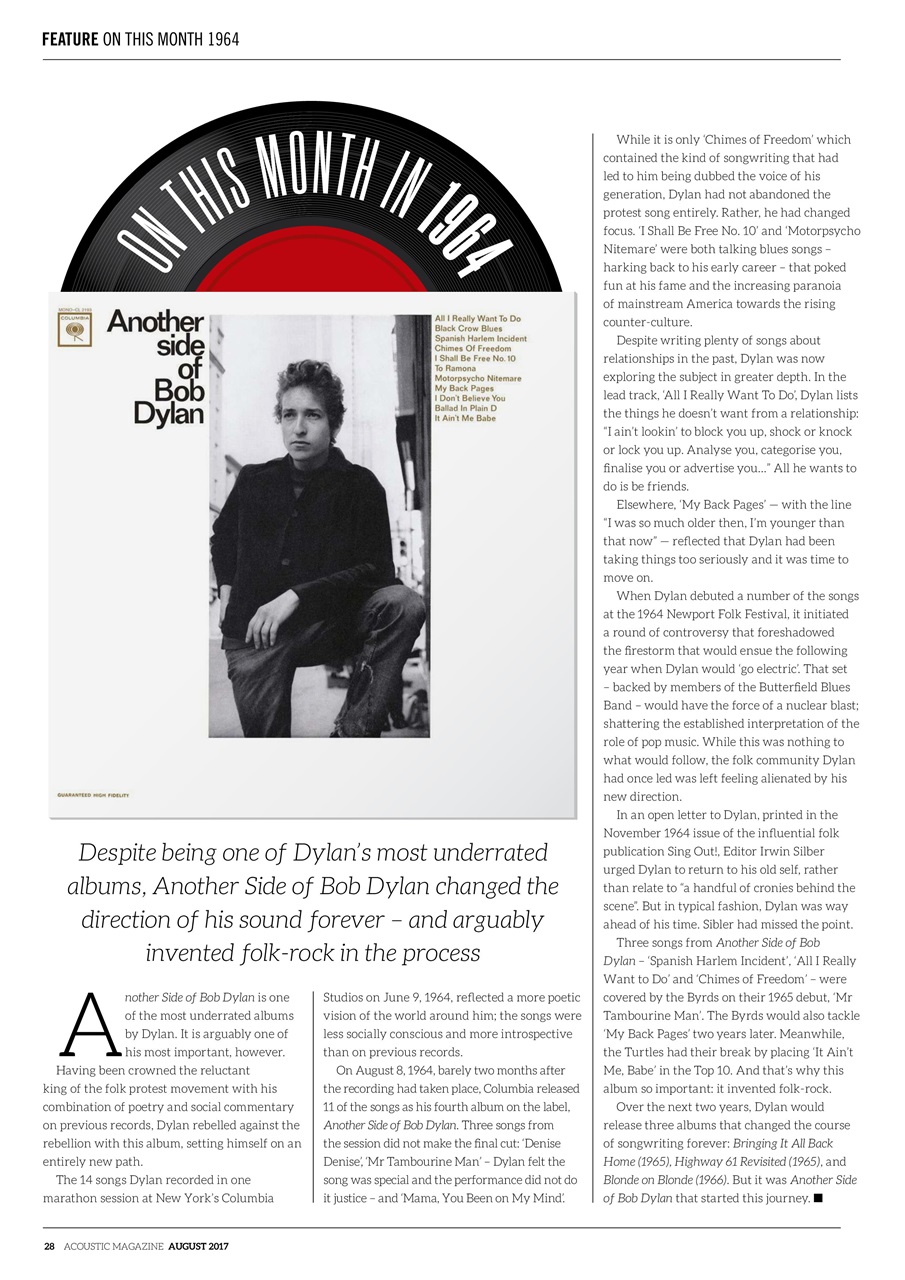 Acoustic Preview Pages