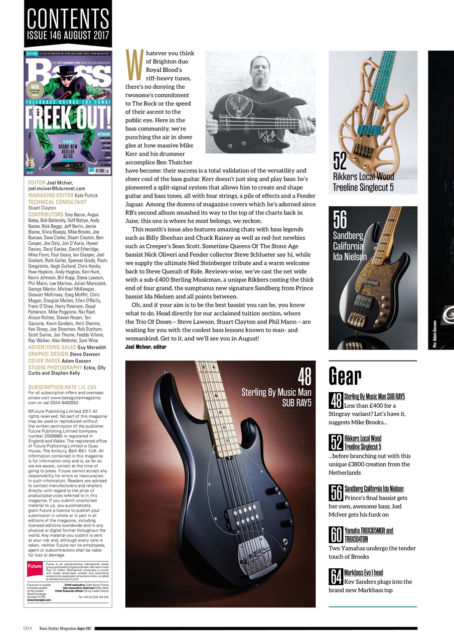Bass Player UK Preview Pages