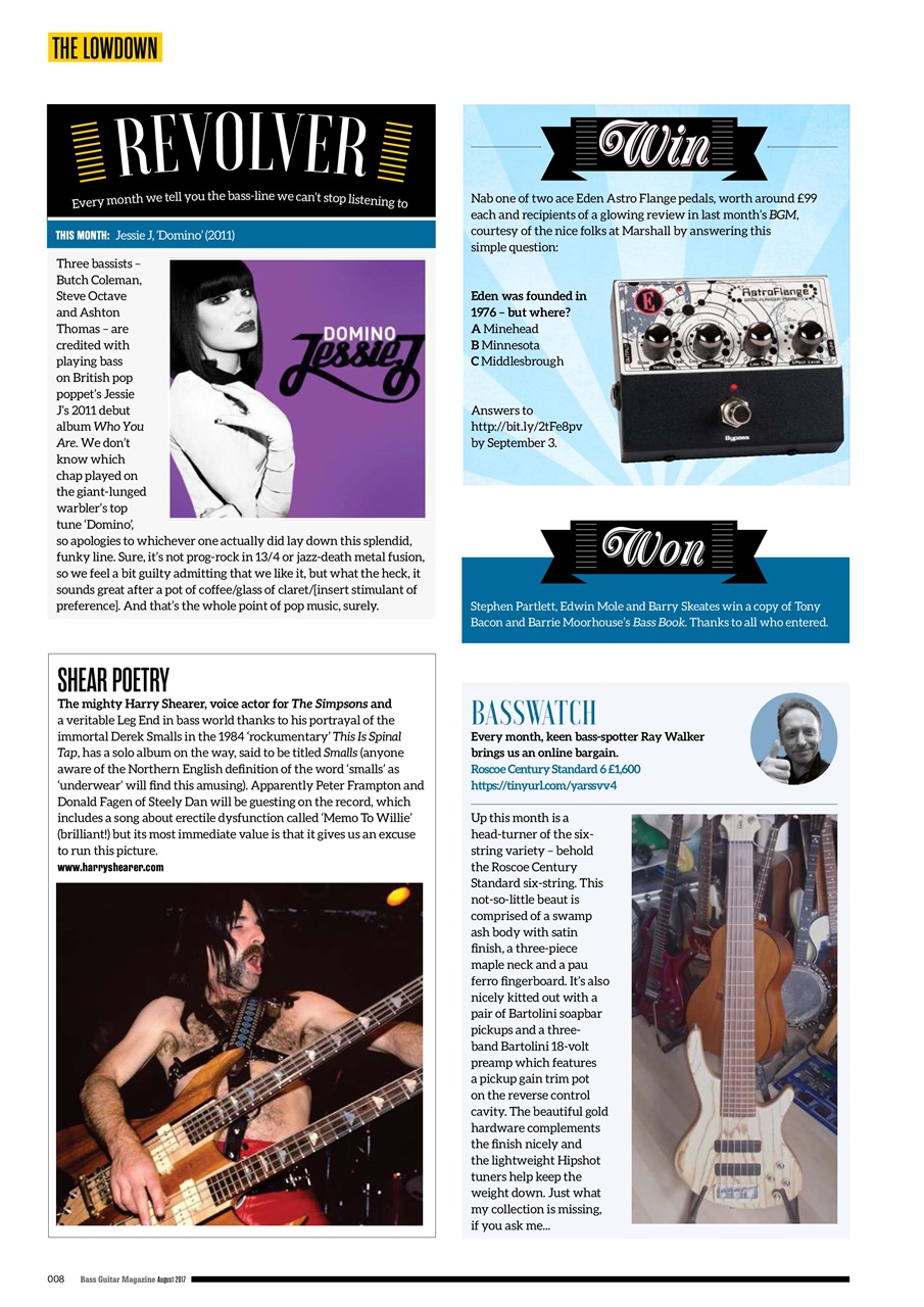 Bass Player UK Preview Pages