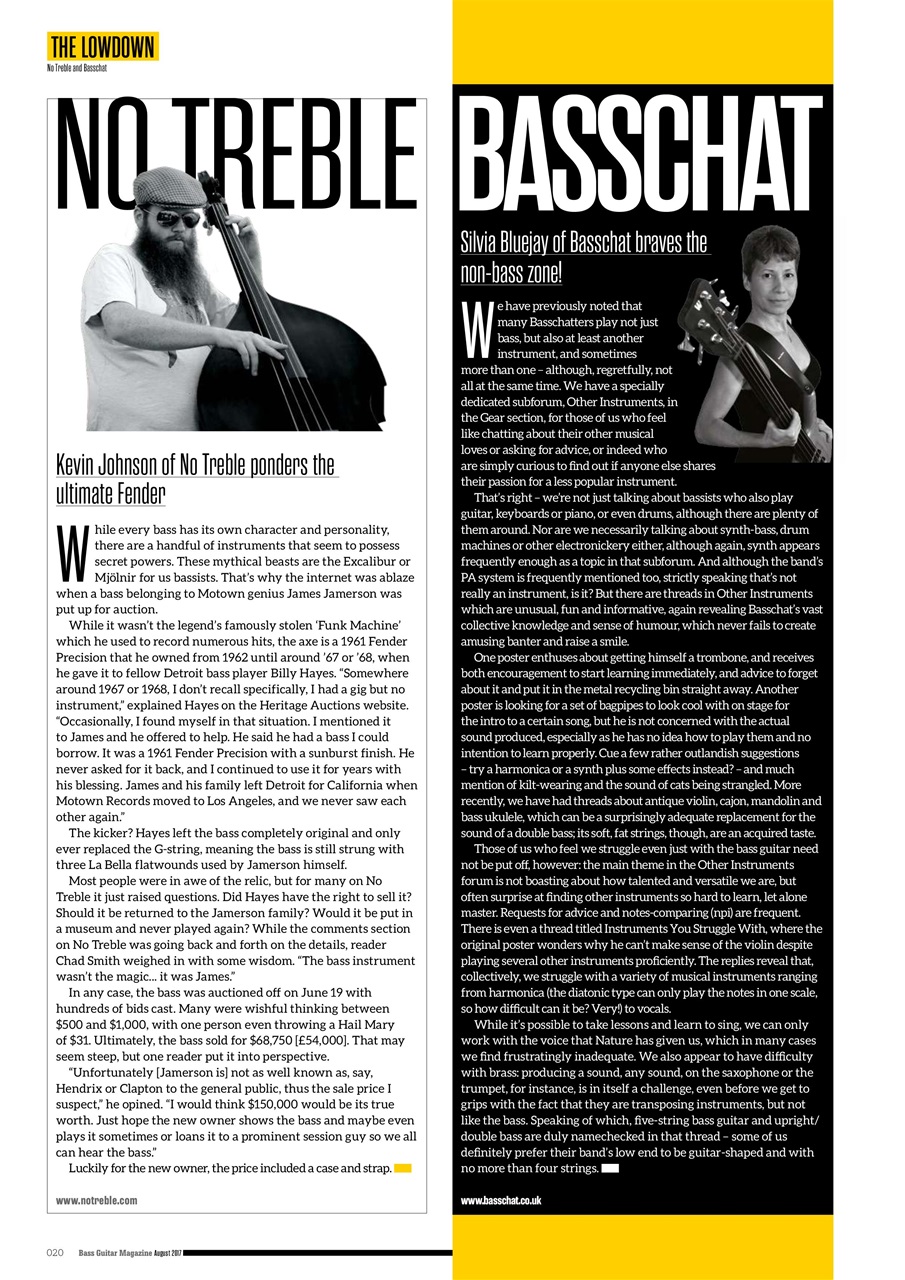 Bass Player UK Preview Pages