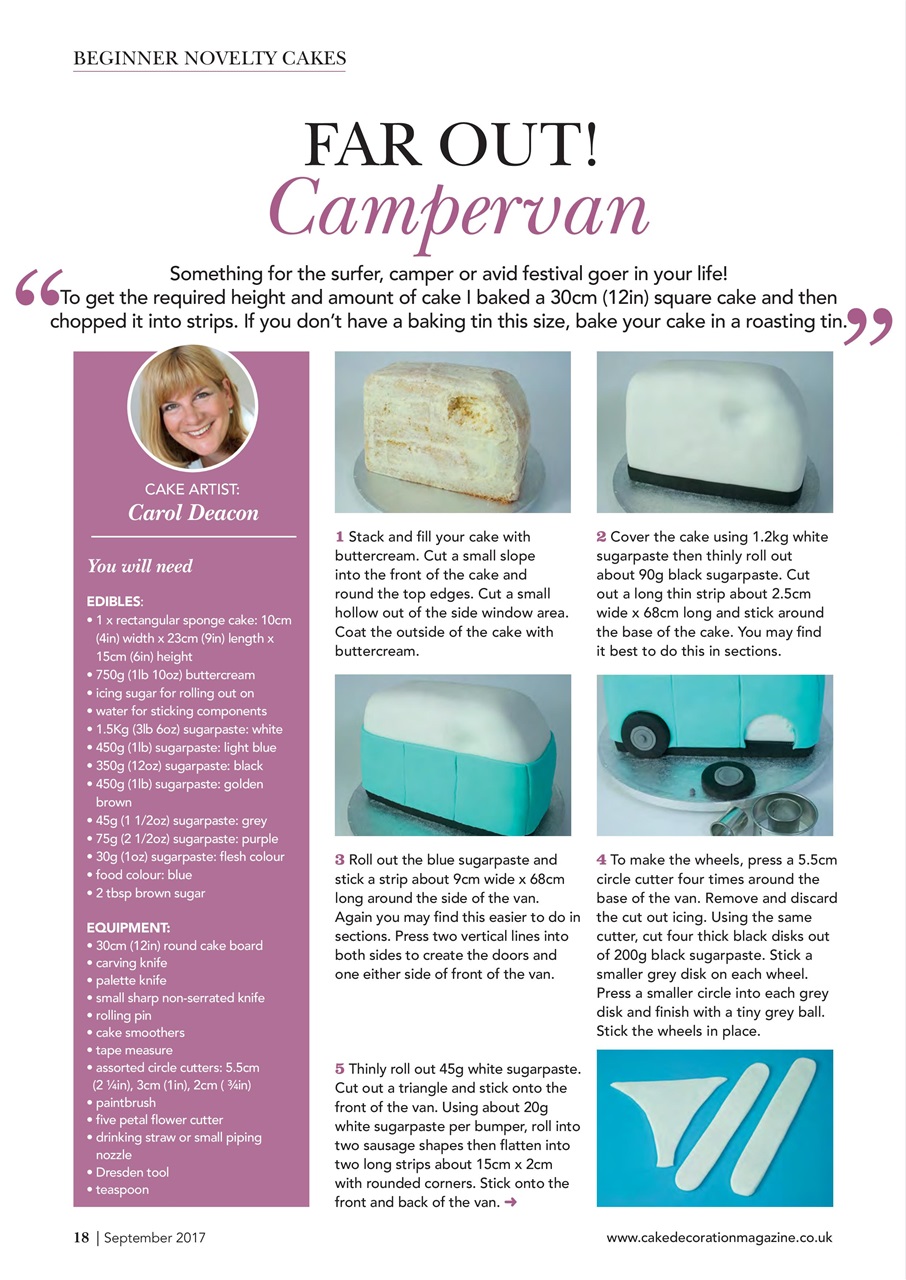 Cake Decoration & Sugarcraft Magazine Preview Pages