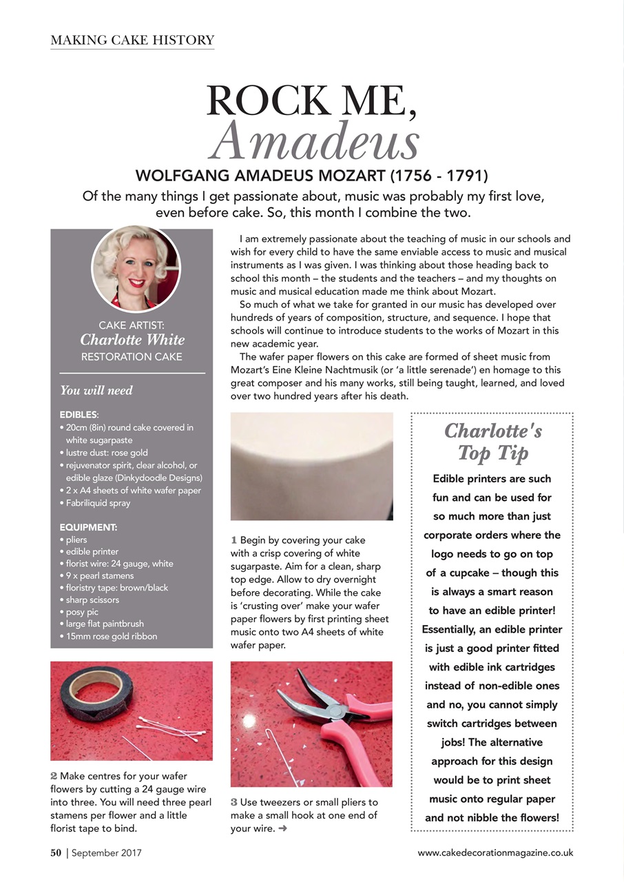 Cake Decoration & Sugarcraft Magazine Preview Pages