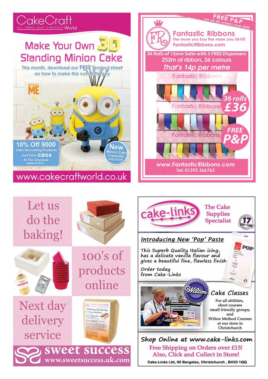 Cake Decoration & Sugarcraft Magazine Preview Pages