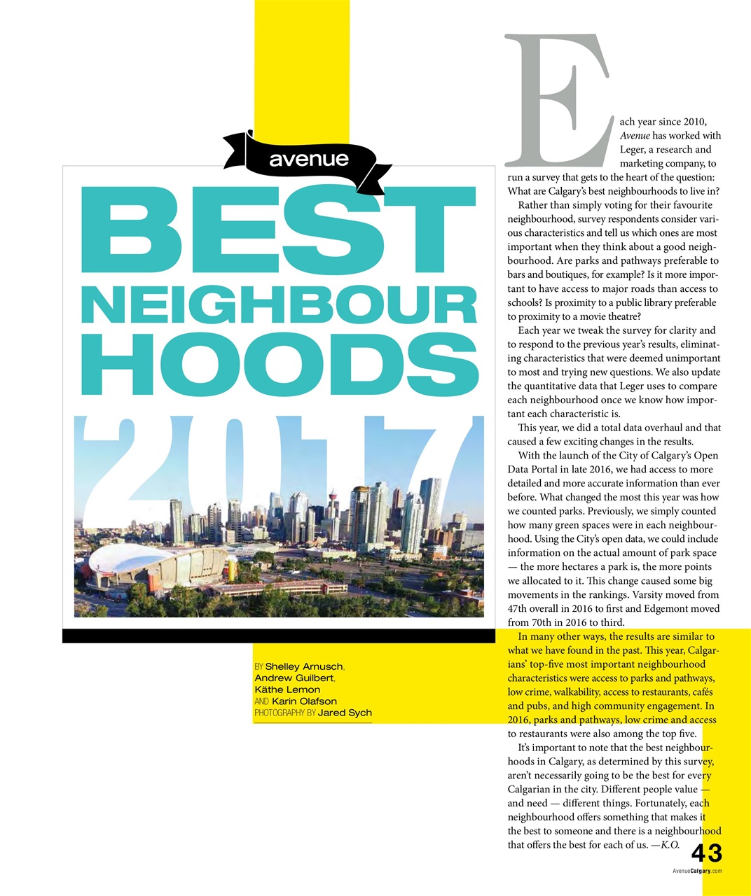 Avenue Calgary Preview Pages