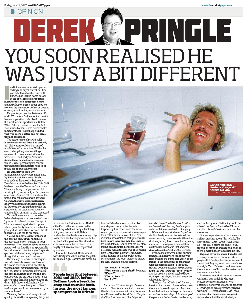 The Cricket Paper Preview Pages