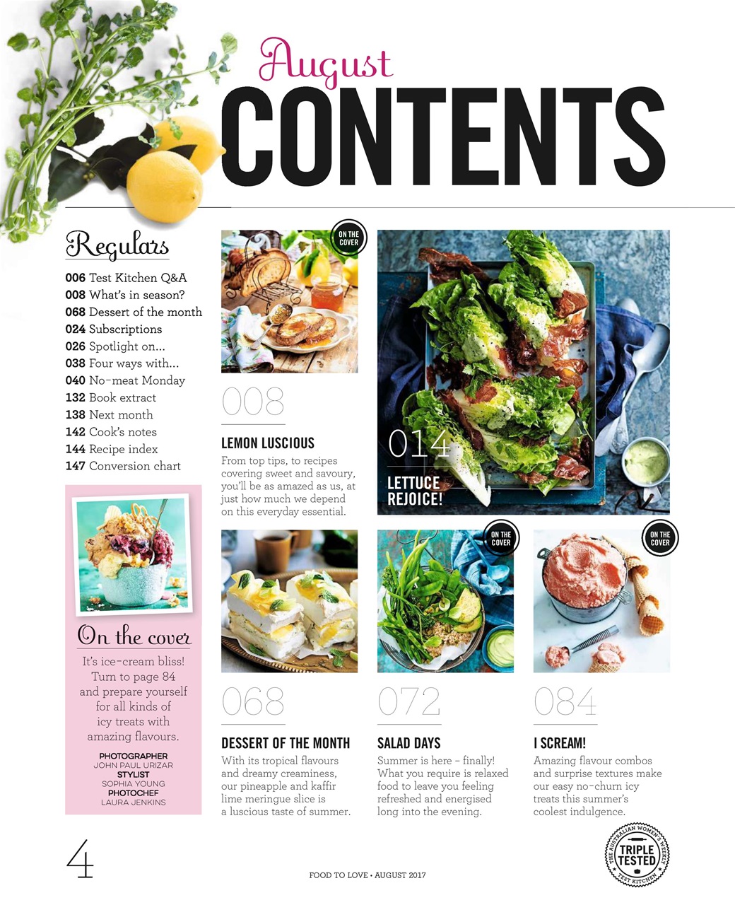 Food To Love Preview Pages