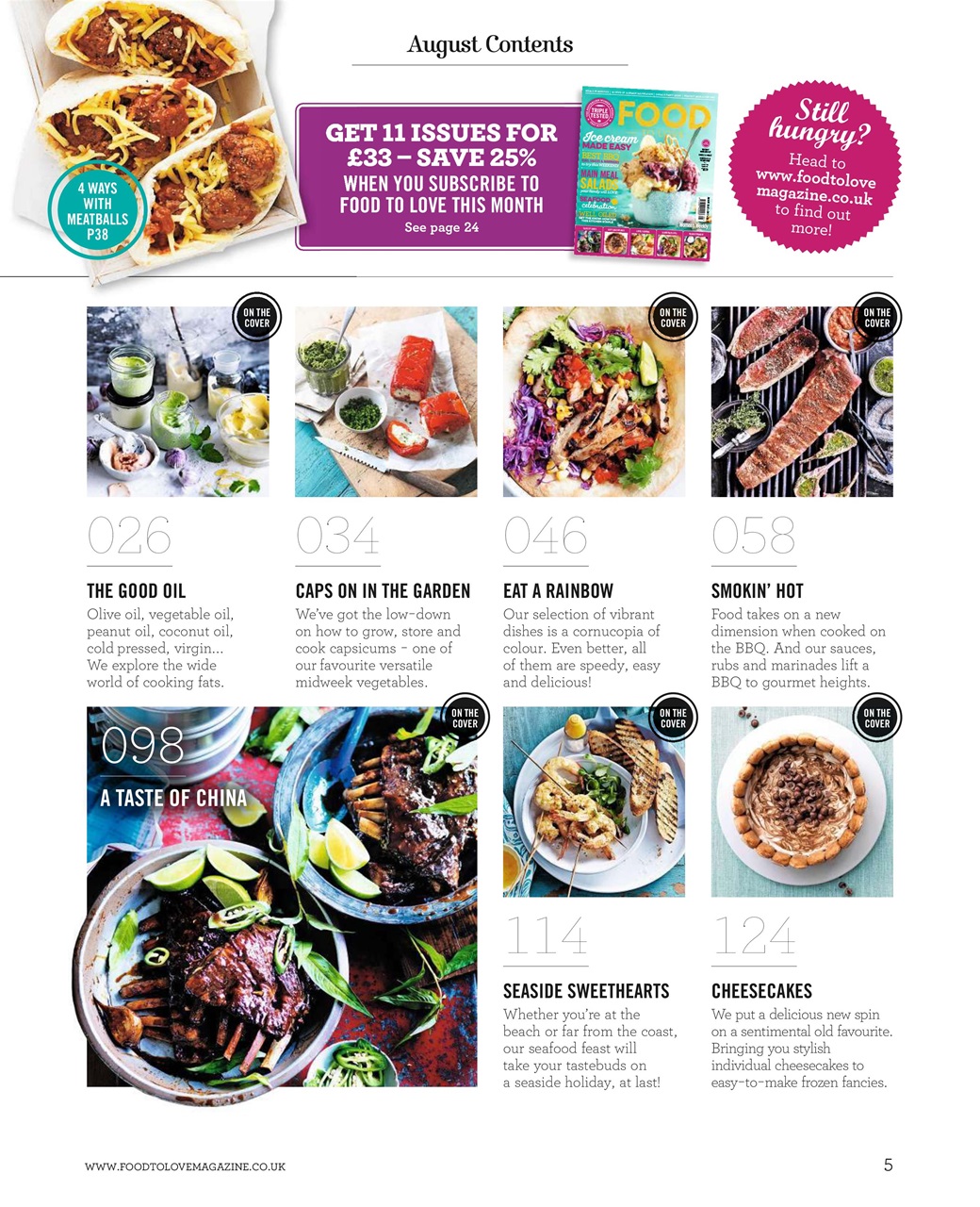 Food To Love Preview Pages