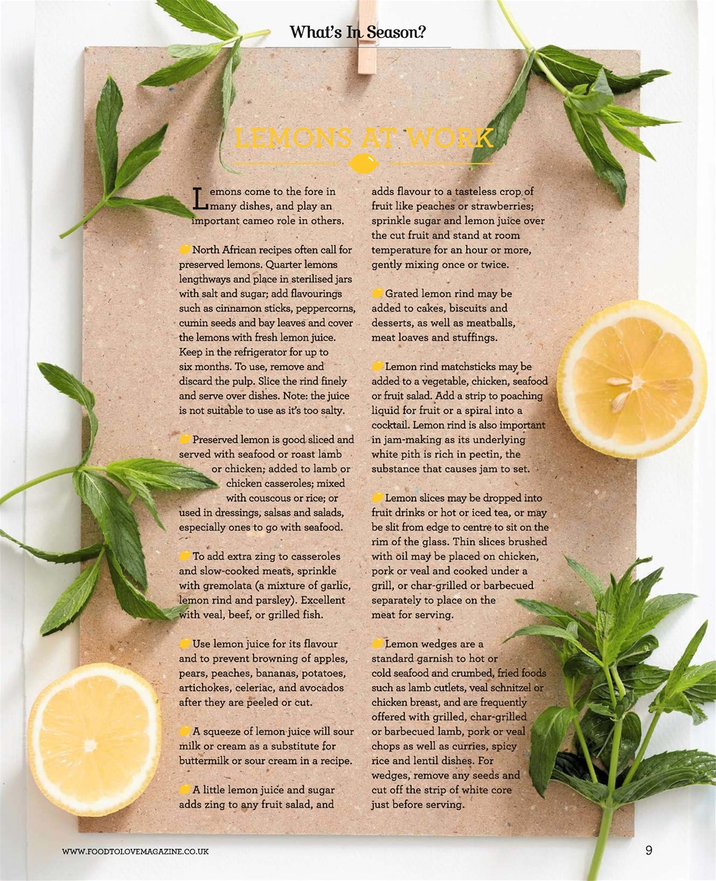 Food To Love Preview Pages