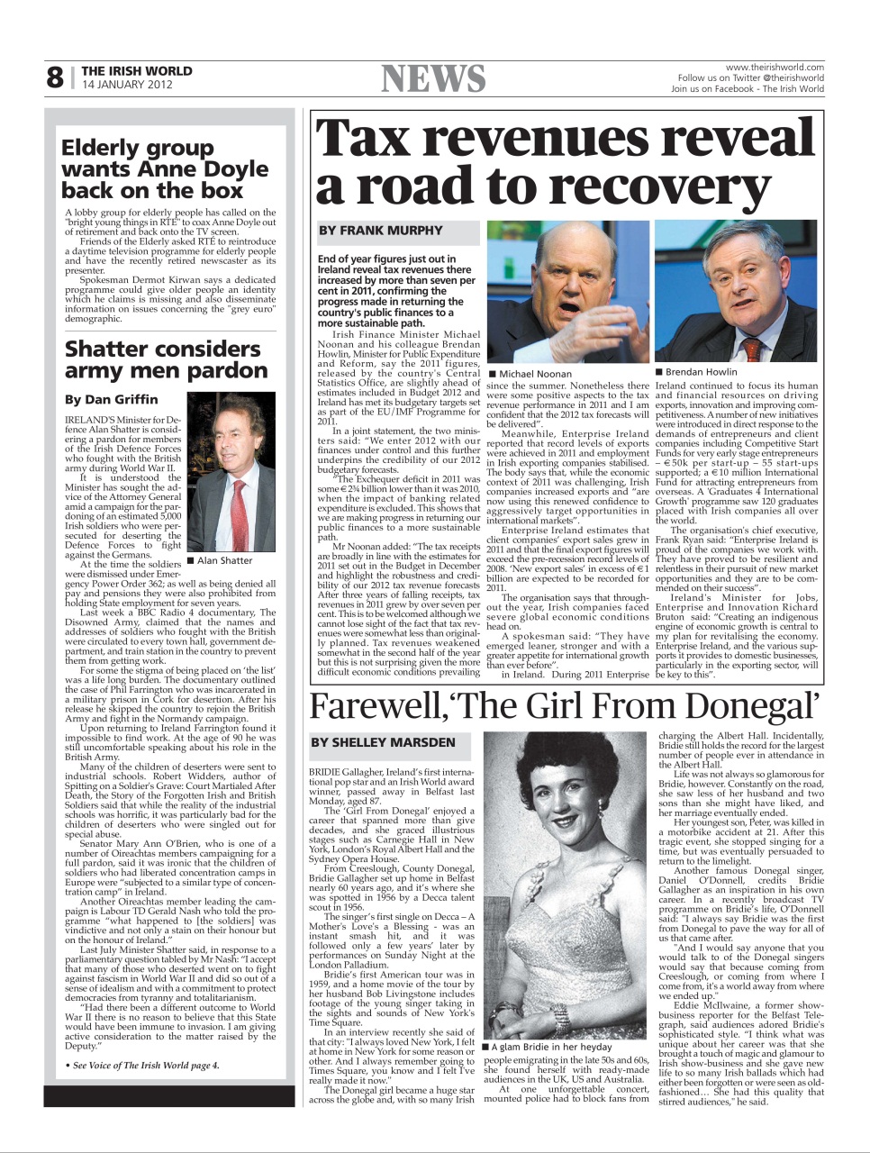 Irish World Preview Pages