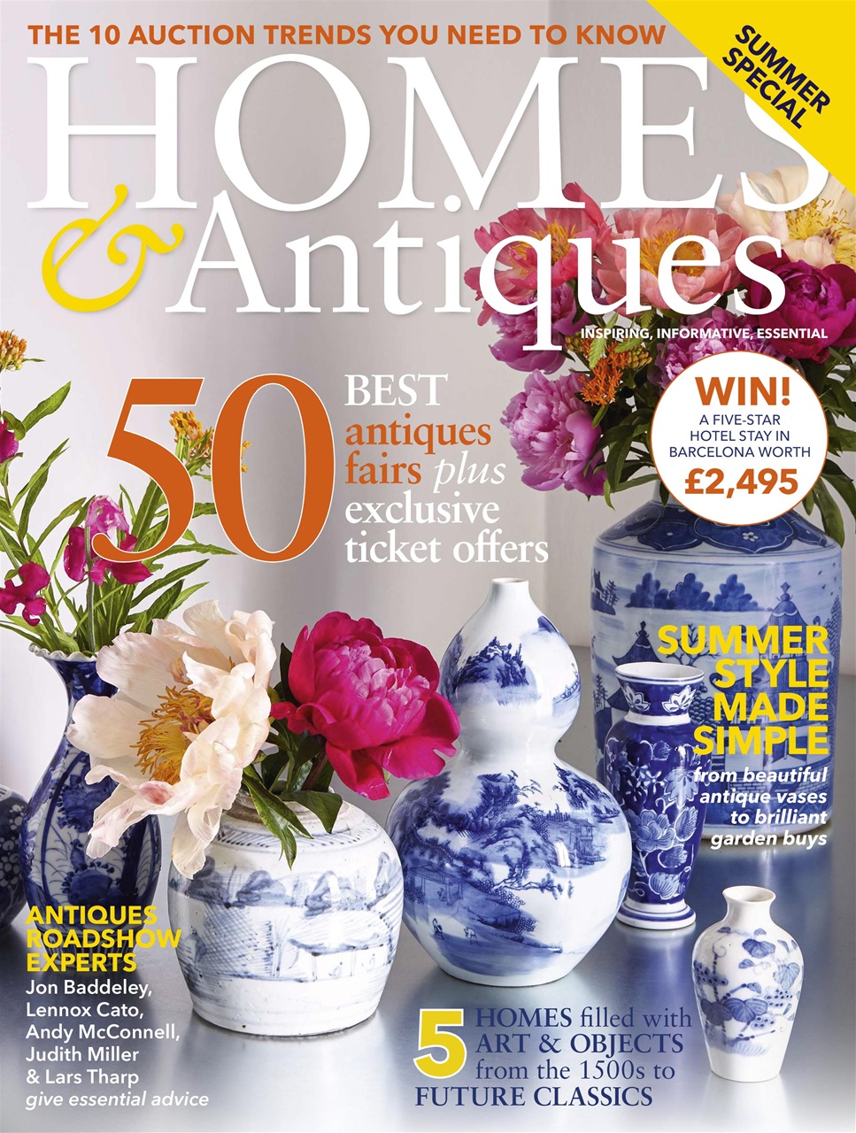 Homes & Antiques Magazine Preview Pages
