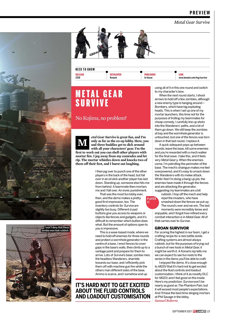 PC Gamer (UK Edition) Preview Pages