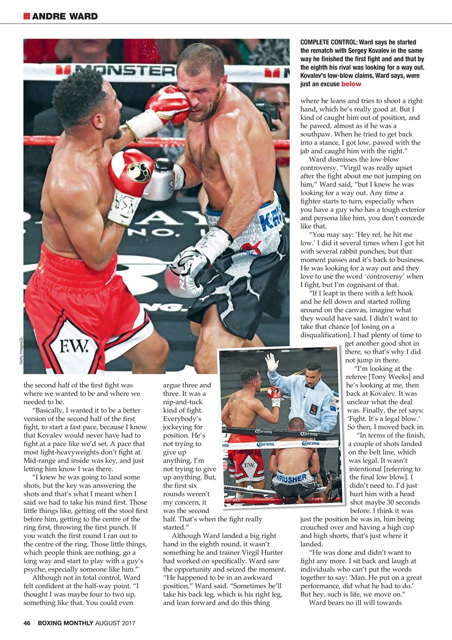 Boxing Monthly Preview Pages