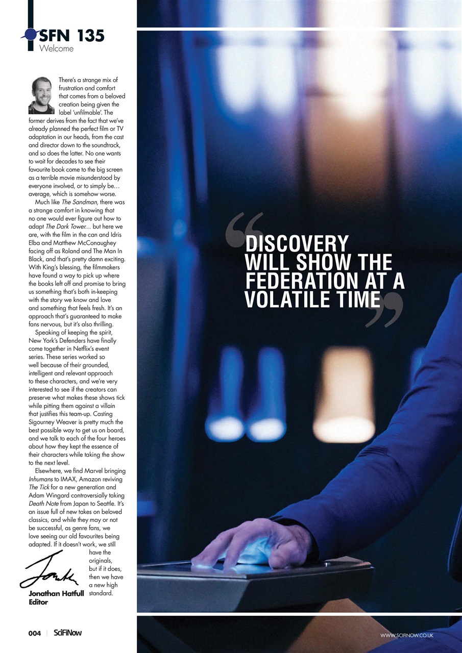 SciFiNow Preview Pages