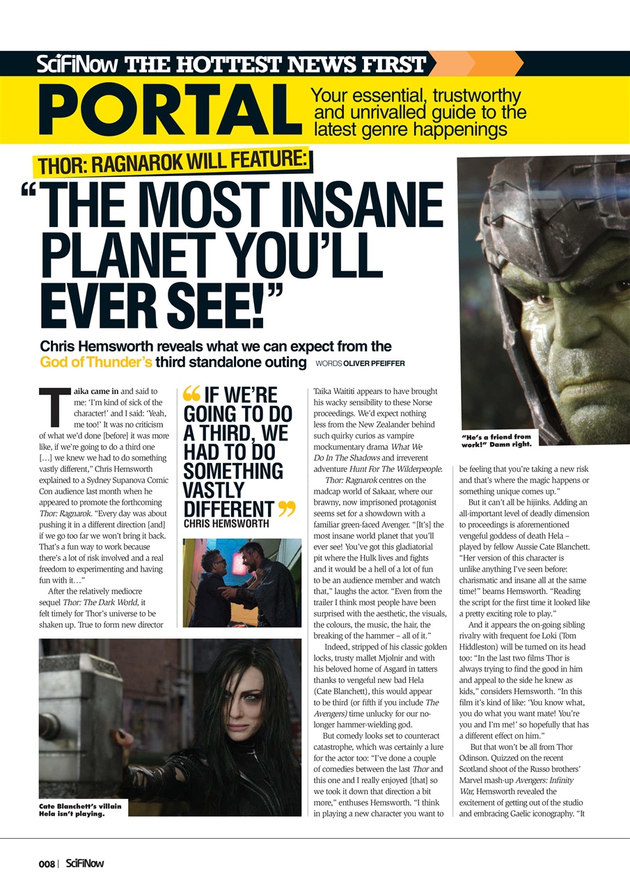 SciFiNow Preview Pages