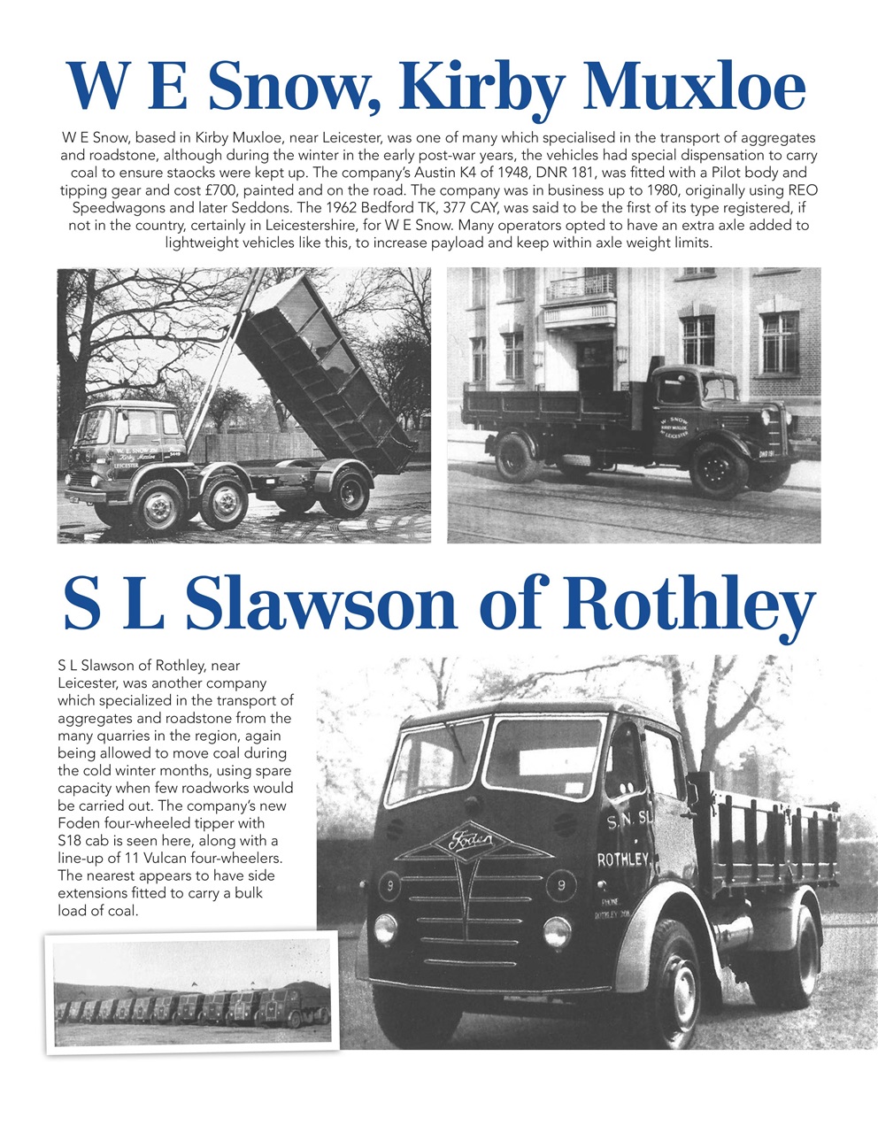 Vintage Roadscene Archive Preview Pages
