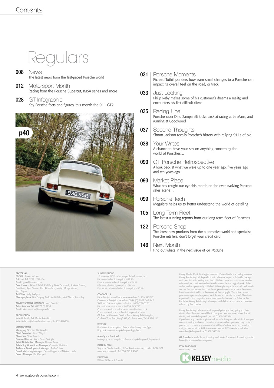 GT Porsche Preview Pages