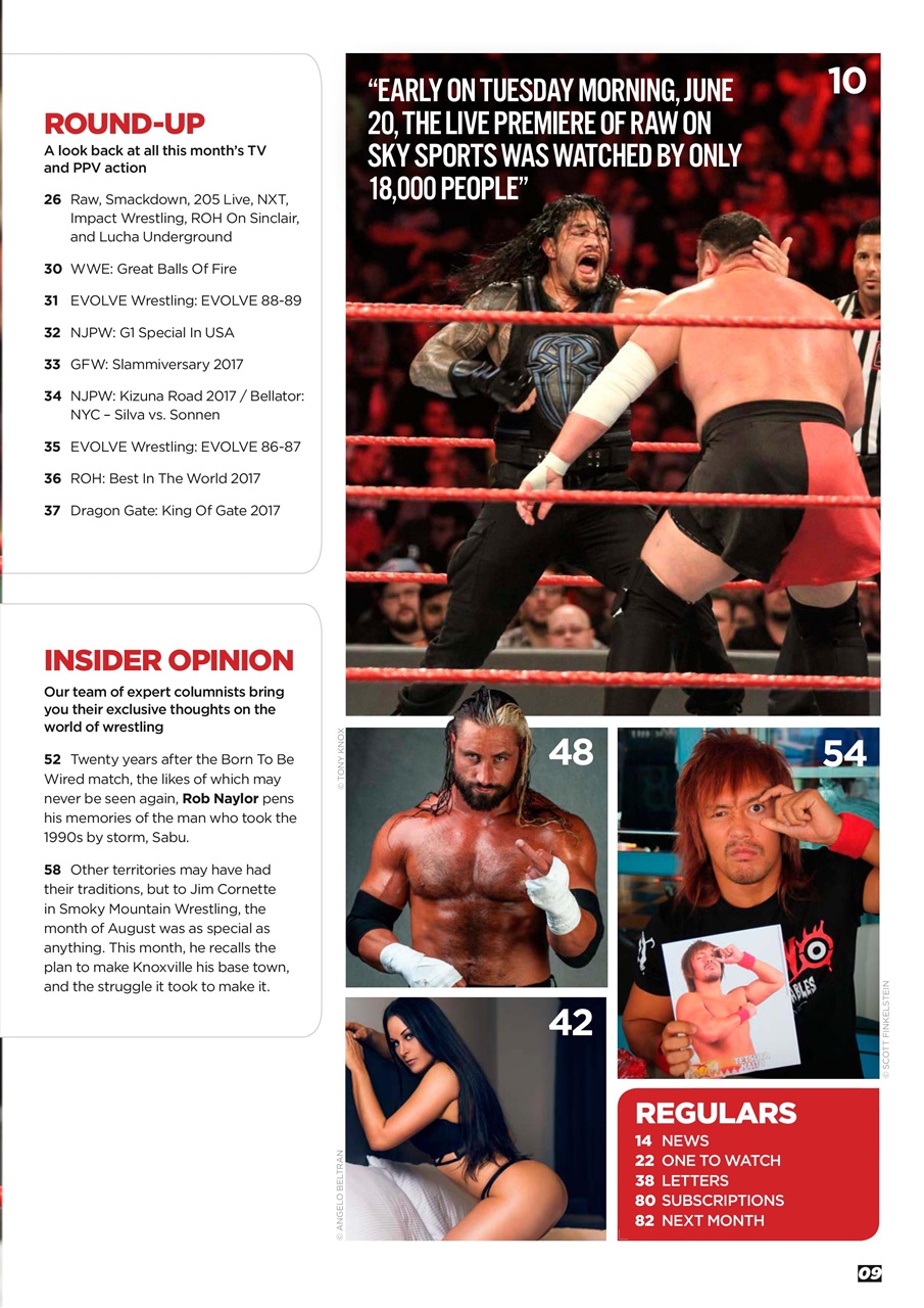 Wrestletalk Magazine Preview Pages