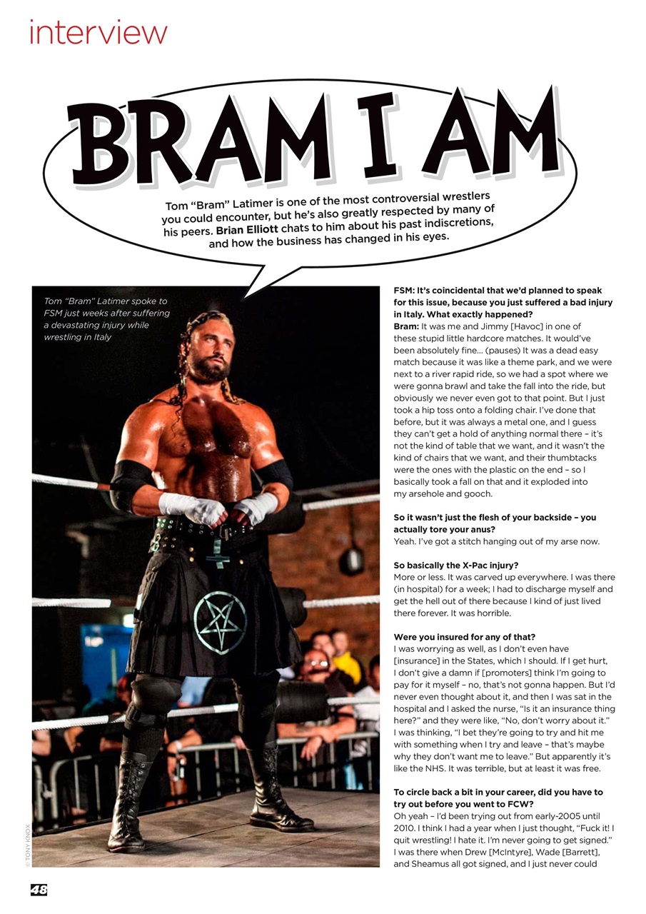 Wrestletalk Magazine Preview Pages