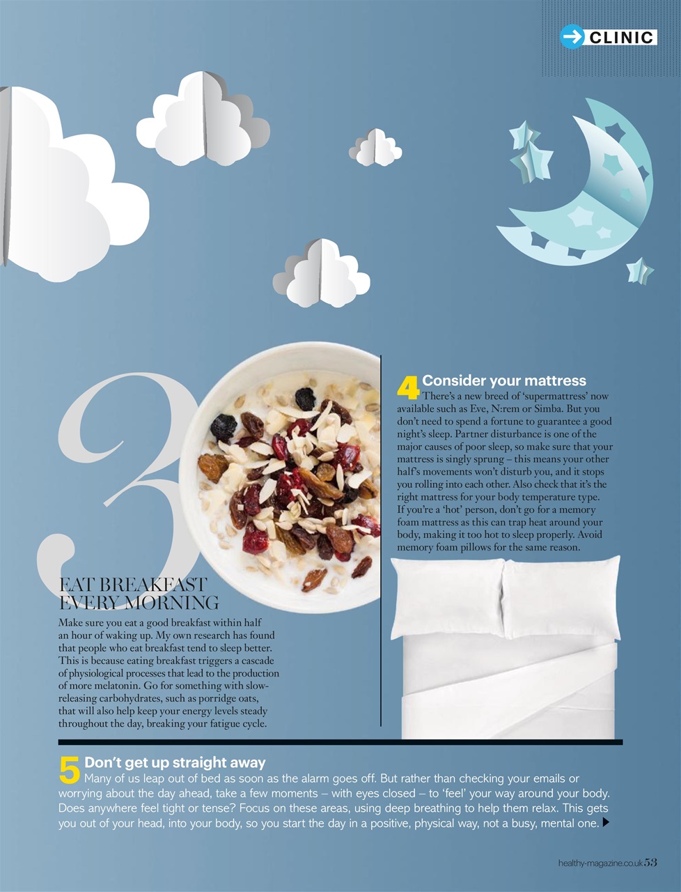 Healthy Magazine Preview Pages