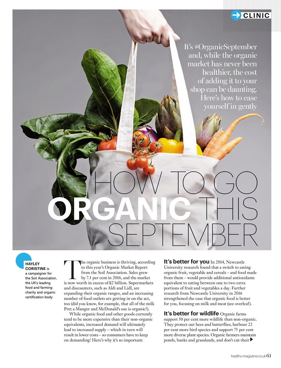 Healthy Magazine Preview Pages