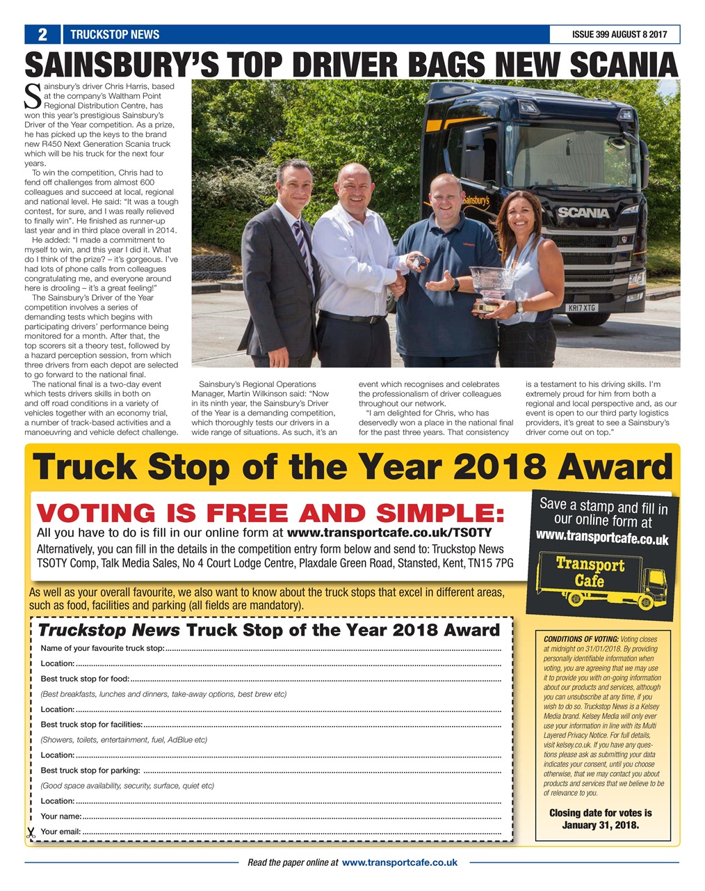 Truckstop News Preview Pages