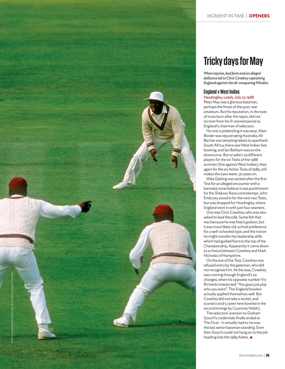 The Cricketer Magazine Preview Pages