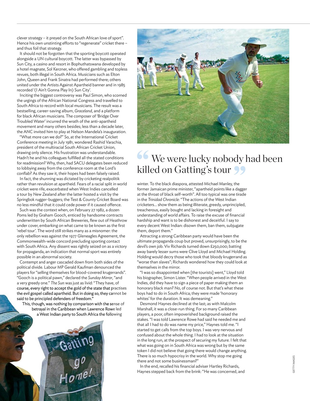 The Cricketer Magazine Preview Pages