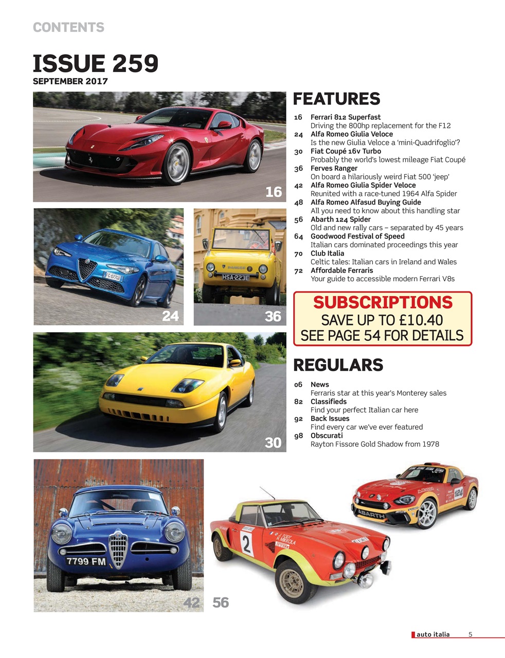AutoItalia Magazine Preview Pages